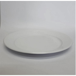 Műanyag lapos tányér, 19 cm